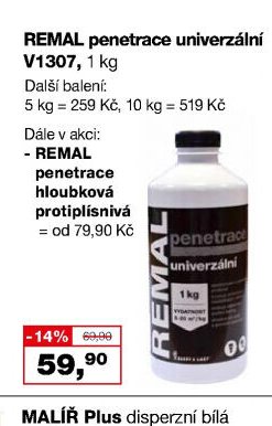 REMAL penetrace univerzální V1307, 1 kg