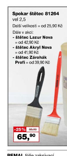 Spokar štětec 81264 vel 2,5
