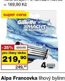 Gillette Mach3 Start náhradní hlavice