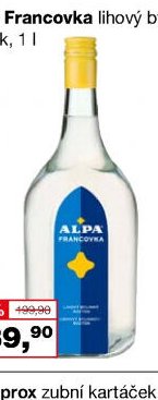 Alpa Francovka lihový bylinný roztok