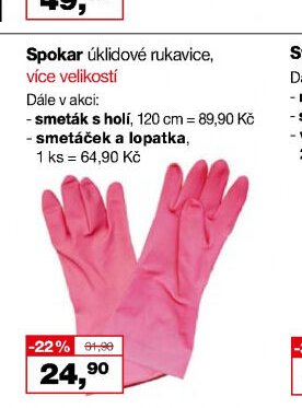 Spokar úklidové rukavice