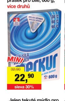Merkur bílá síla prací prášek pro bílé, 600 g