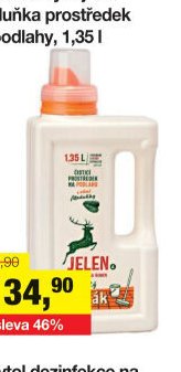 Jelen tekutý rejžák meduňka prostředek na podlahy, 1,35 l