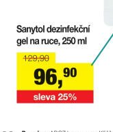 Sanytol dezinfekční gel na ruce, 250 ml