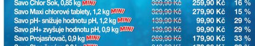 Savo pH- snižuje hodnotu pH, 1,2 kg