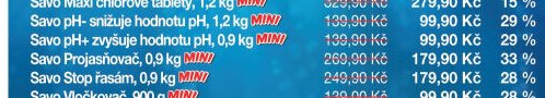 Savo pH+ zvyšuje hodnotu pH, 0,9 kg