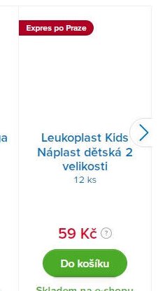 Leukoplast Kids Náplast dětská 2 velikosti 12 ks