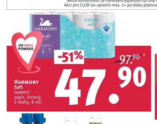 Harmony Soft toaletní papír