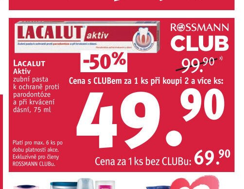 Lacalut Aktiv zubní pasta