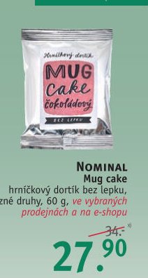NOMINAL Mug cake, 60 g