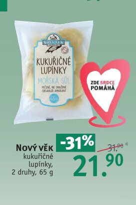 NOVÝ VĚK kukuřičné lupínky, 65 g