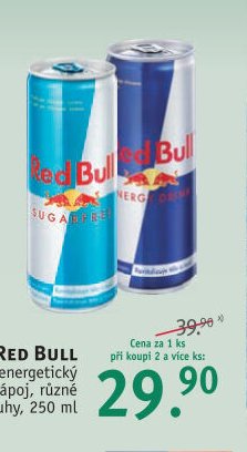 RED BULL energetický nápoj, 250 ml