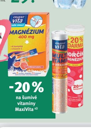 MaxiVita šumivé vitamíny