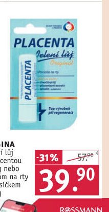 Regina jelení lůj s placentou