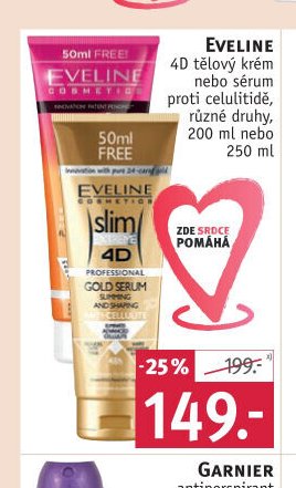 EVELINE 4D tělový krém
