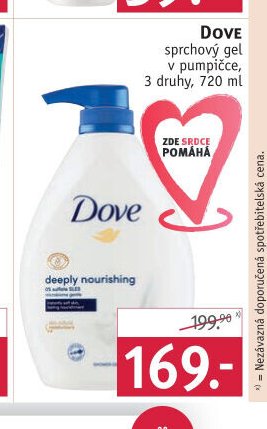 DOVE sprchový gel