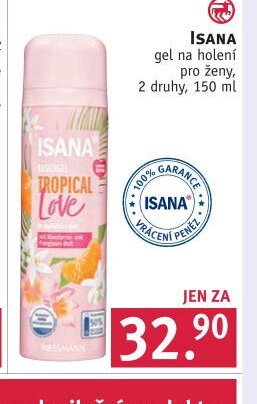 Isana gel na holení