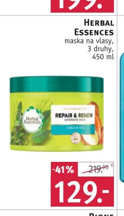 Herbal Essences maska na vlasy