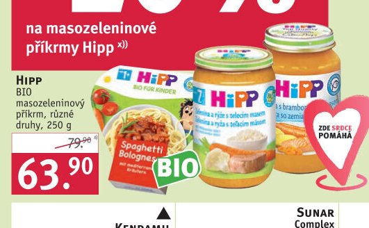 Hipp masozeleninové příkrmy