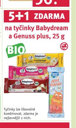 Babydream a Genuss plus tyčinky