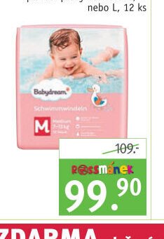 Babydream plavací pleny
