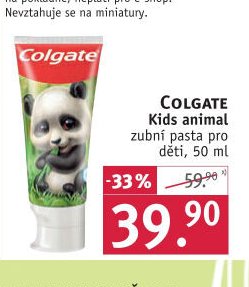 Colgate Kids animal zubní pasta