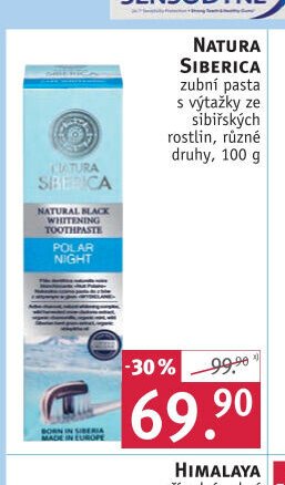 Natura Siberica zubní pasta, 100 g