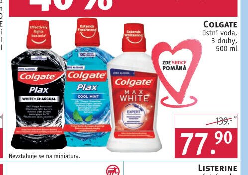 Colgate Plax ústní voda, 500 ml