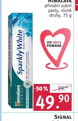 Himalaya přírodní zubní pasty, 75 g