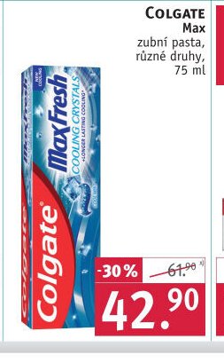 Colgate Max zubní pasta, 75 ml