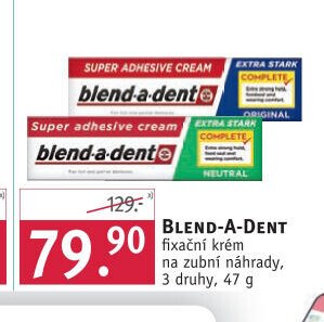 Blend-a-dent fixační krém na zubní náhrady, 47 g