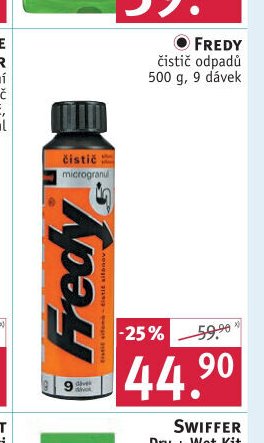 FREDY čistič odpadů 500 g, 9 dávek