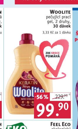 Woolite pečující prací gel