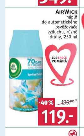 Airwick náplň do automatického osvěžovače