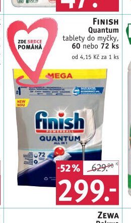 Finish Quantum tablety do myčky