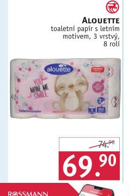Alouette toaletní papír