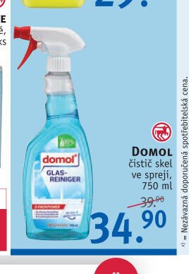 Domol čistič skel ve spreji