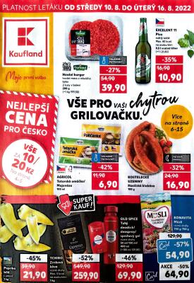 aktuální leták Kaufland 10.8.2022-16.8.2022