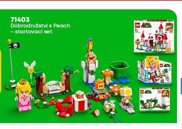 LEGO SUPER MARIO Dobrodružství s Peach