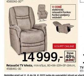 Relaxační TV křeslo