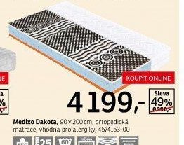 Medixo Dakota, 90x200 cm, ortopedická matrace, vhodná pro alergiky, 4574153-00