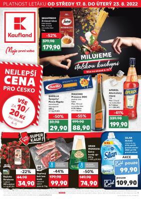 aktuální leták Kaufland 17.8.2022-23.8.2022