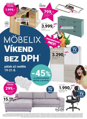 aktuální leták Möbelix 15.8.2022-28.8.2022