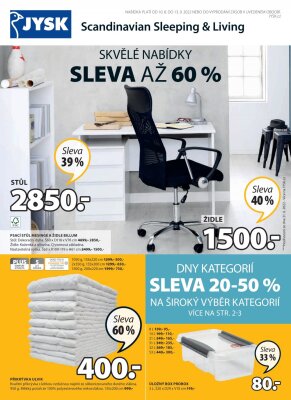 aktuální leták Jysk 10.8.2022-13.9.2022
