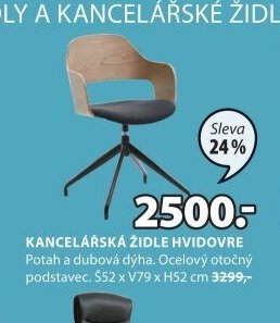 KANCELÁŘSKÁ ŽIDLE HVIDOVRE