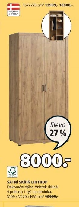 ŠATNÍ SKŘÍŇ LINTRUP