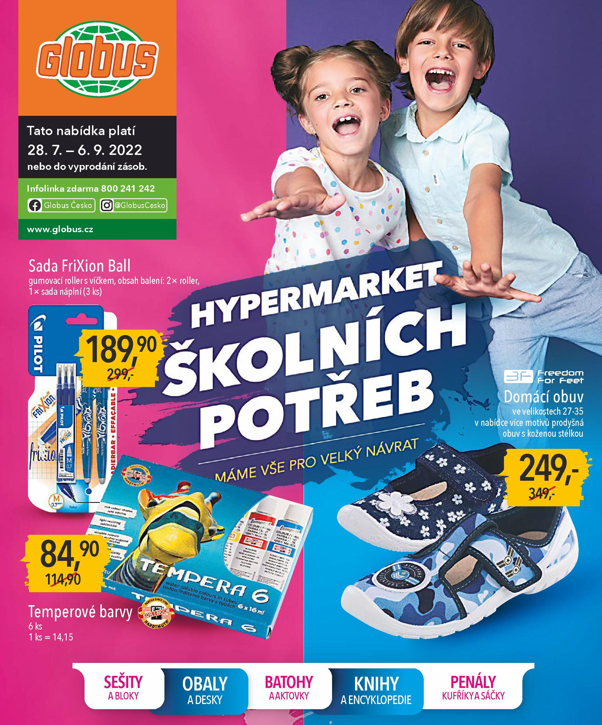 Globus katalog školních potřeb strana 1 Globus