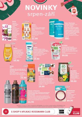 aktuální leták ROSSMANN drogerie 17.8.2022-13.9.2022