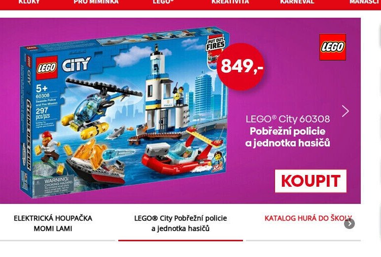 LEGO City 60308 Pobřežní policie a jednotka hasičů