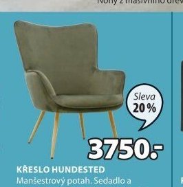 KŘESLO HUNDESTED - Jysk aktualniletaky.eu
